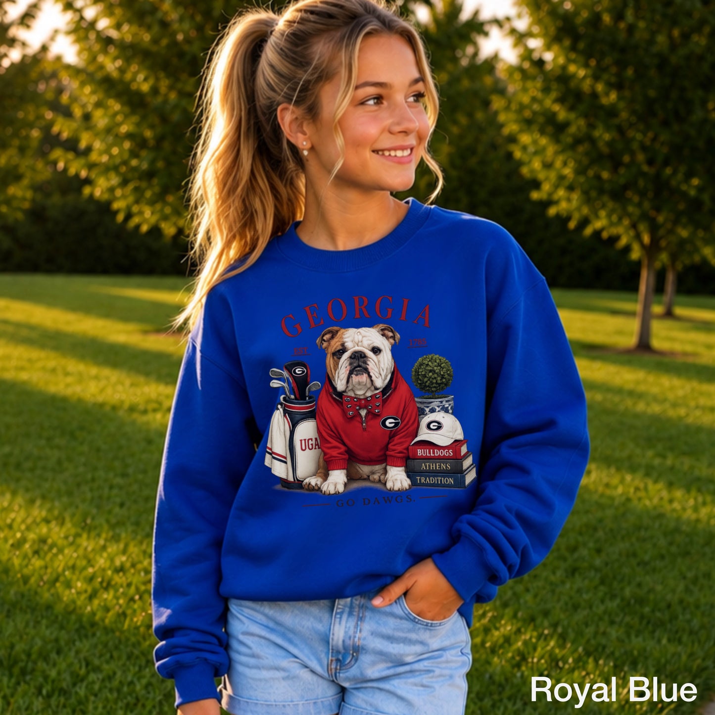 Red & Black Traditions Youth Crewneck Sweatshirt