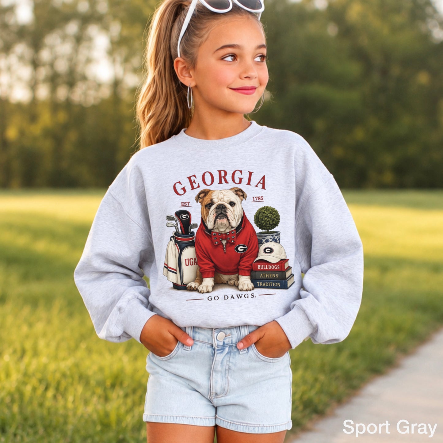 Red & Black Traditions Youth Crewneck Sweatshirt