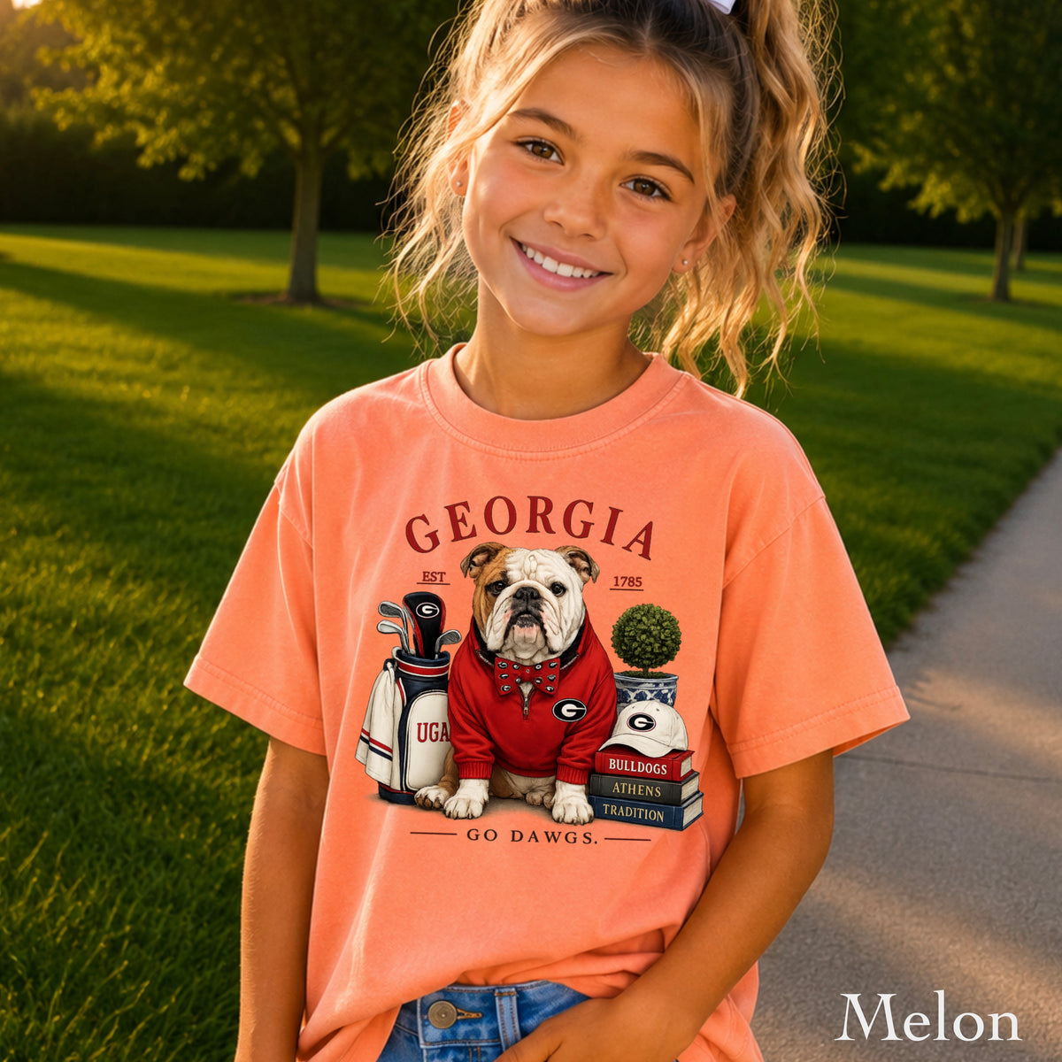 Red & Black Traditions Youth Comfort Color T-Shirt