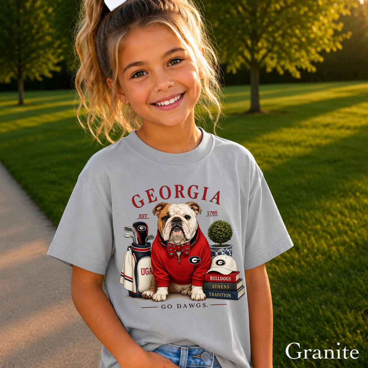 Red & Black Traditions Youth Comfort Color T-Shirt