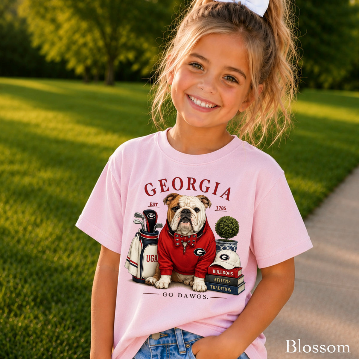 Red & Black Traditions Youth Comfort Color T-Shirt