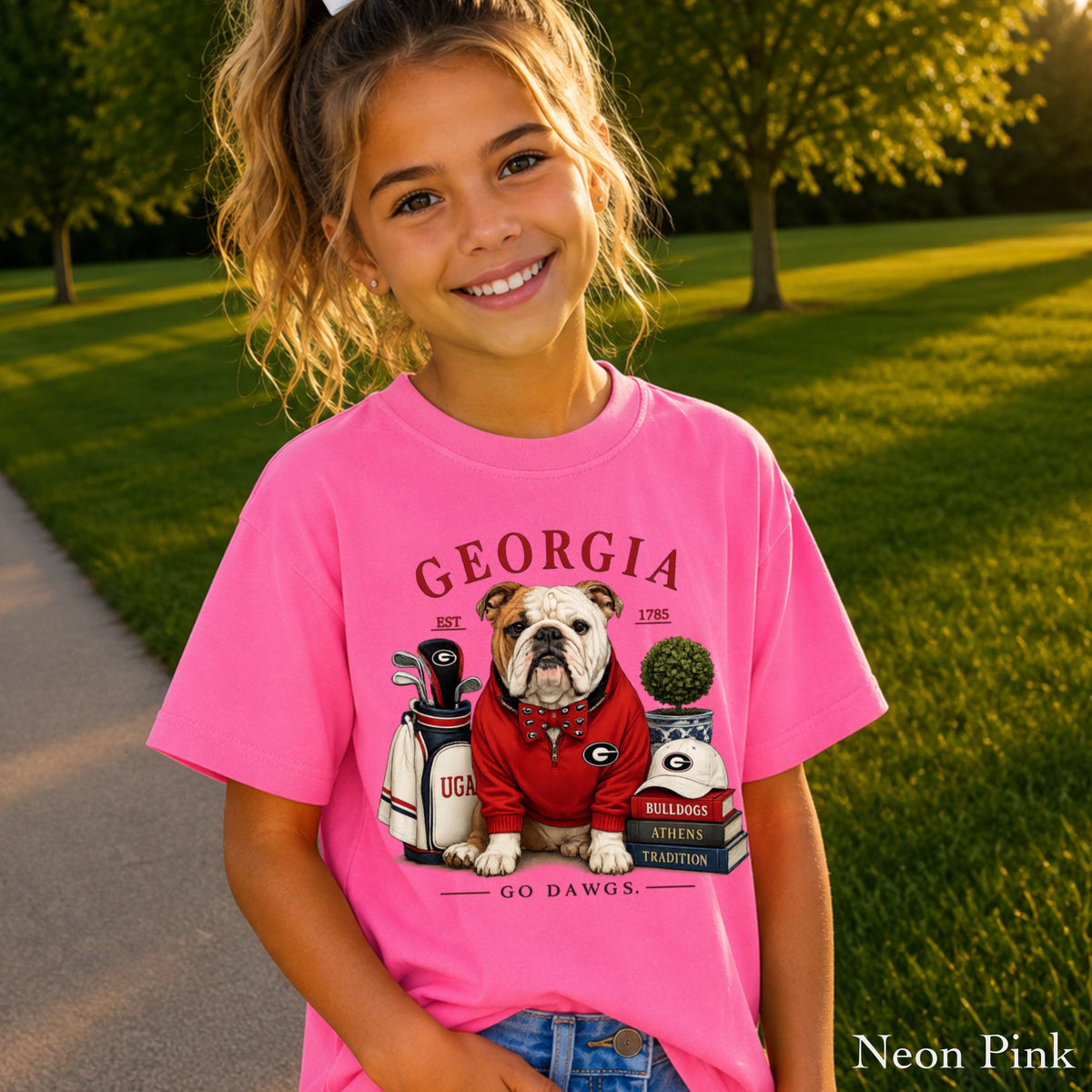 Red & Black Traditions Youth Comfort Color T-Shirt