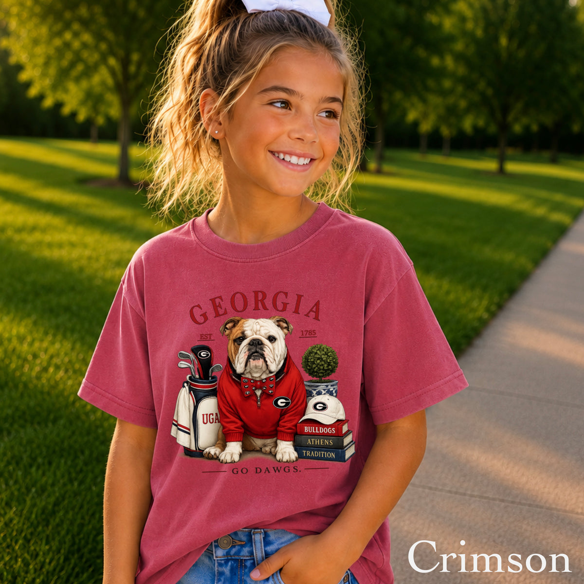 Red & Black Traditions Youth Comfort Color T-Shirt