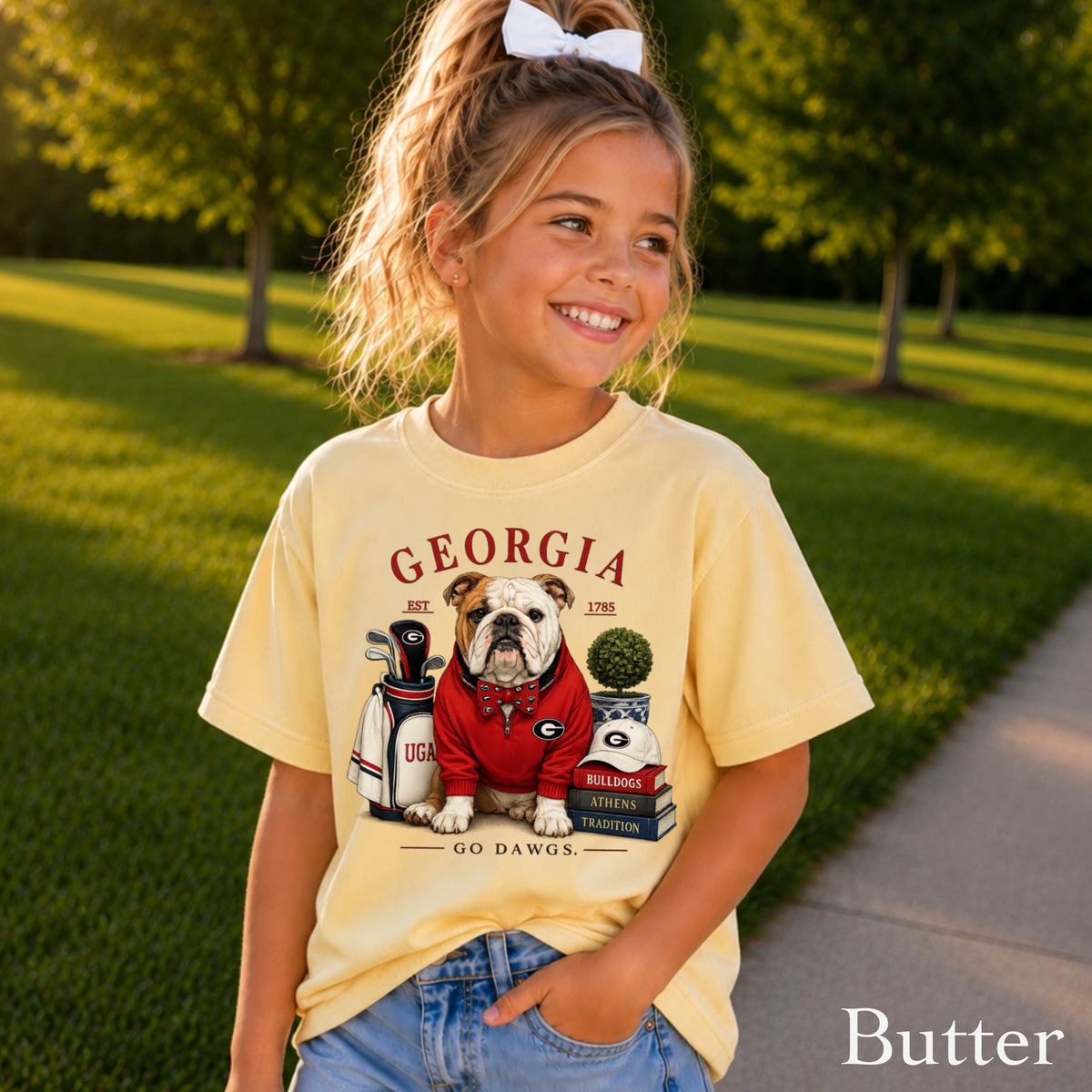 Red & Black Traditions Youth Comfort Color T-Shirt