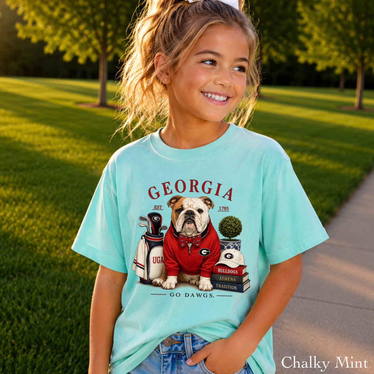 Red & Black Traditions Youth Comfort Color T-Shirt