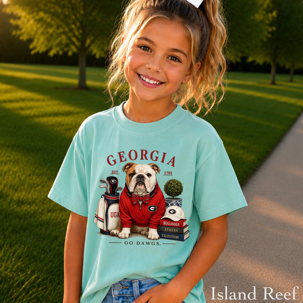 Red & Black Traditions Youth Comfort Color T-Shirt