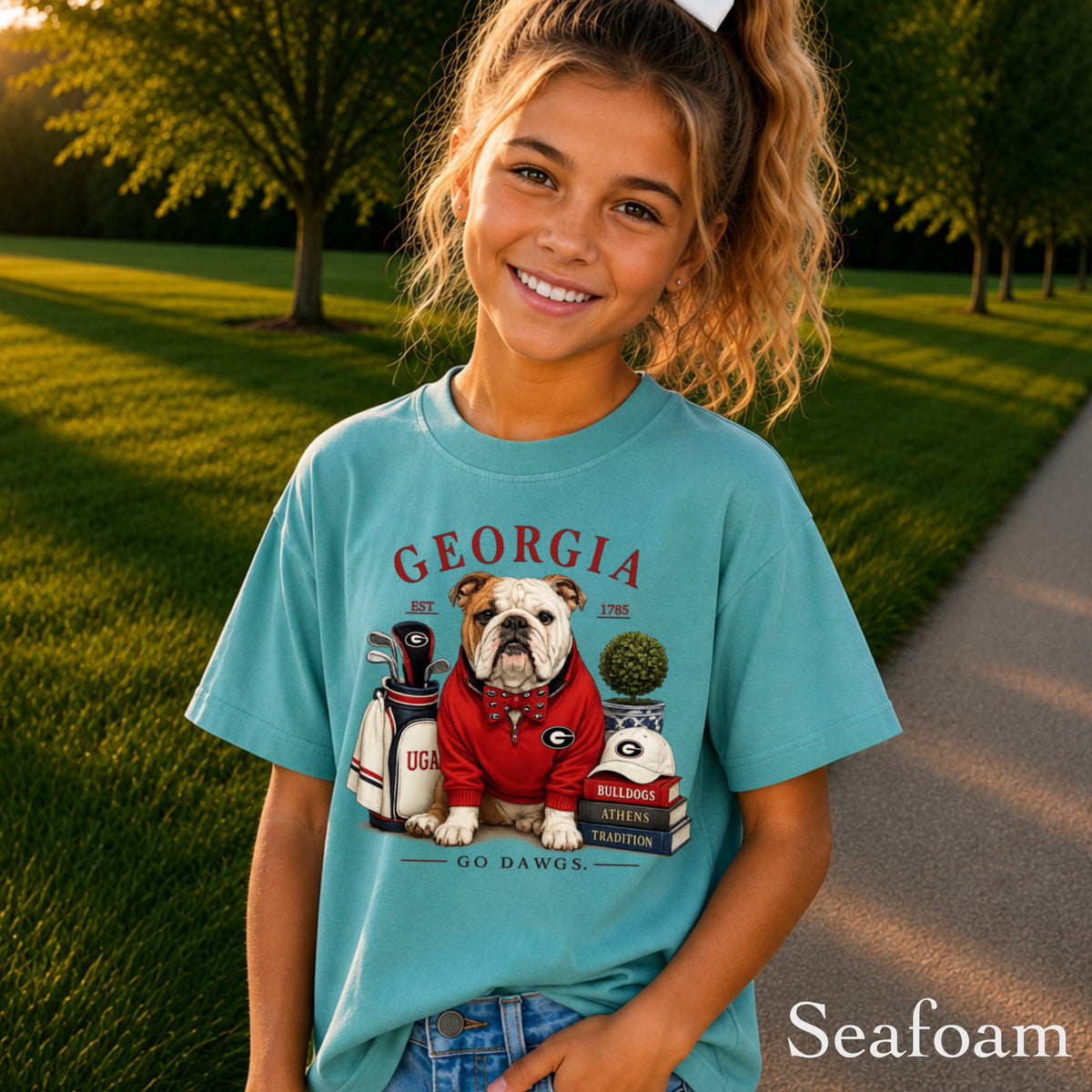 Red & Black Traditions Youth Comfort Color T-Shirt