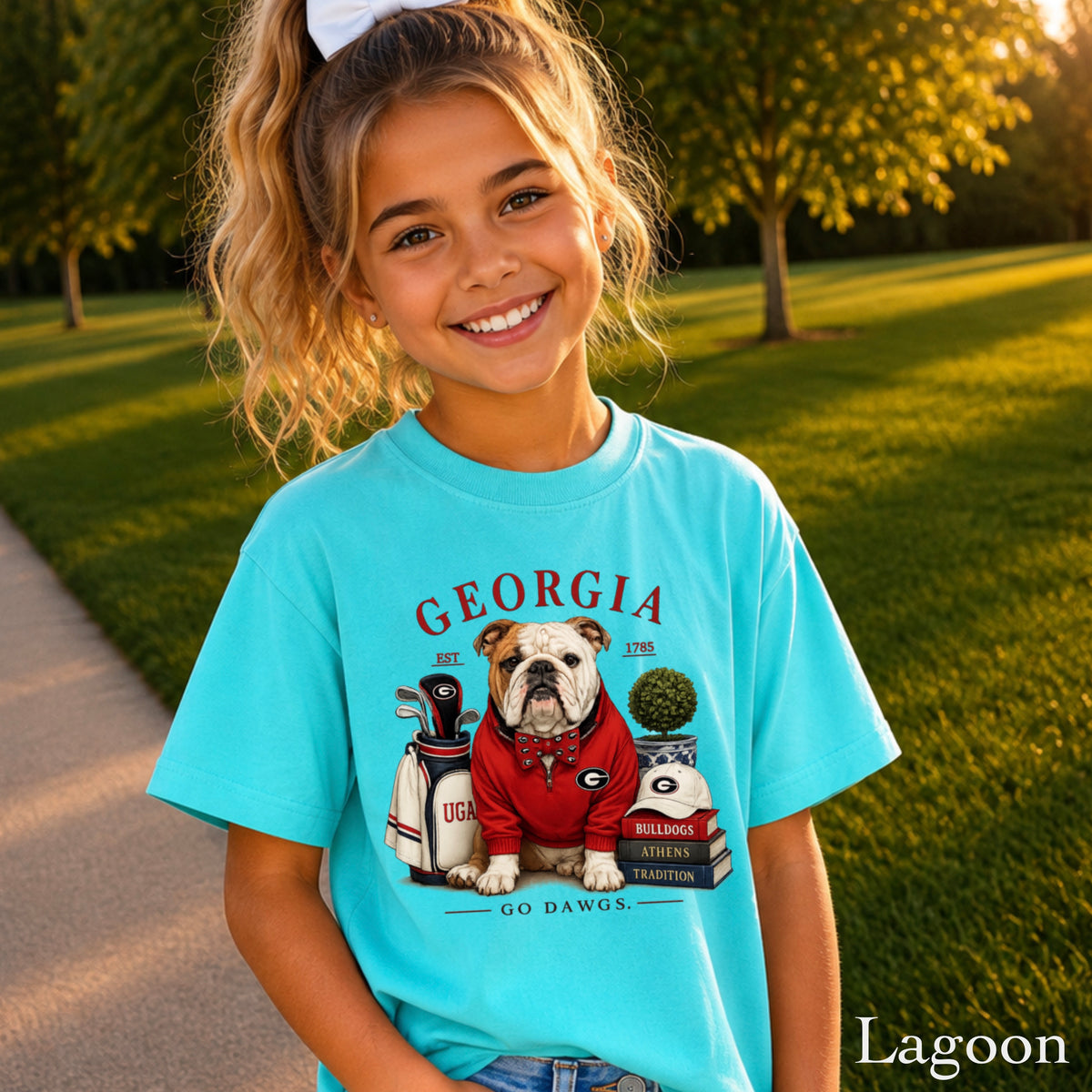 Red & Black Traditions Youth Comfort Color T-Shirt