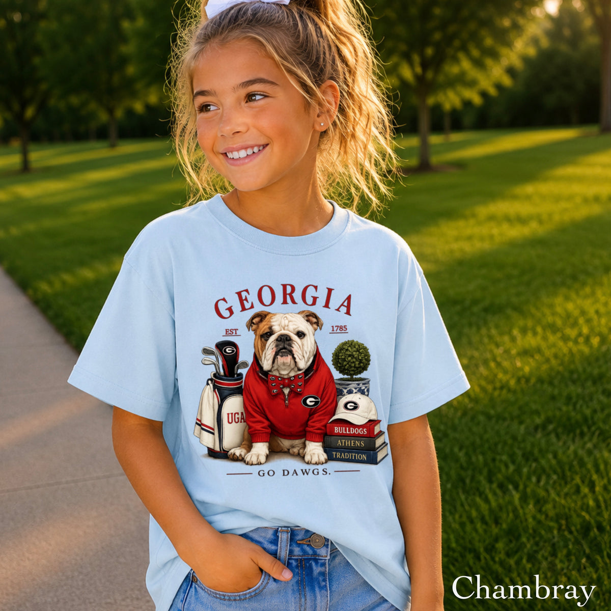 Red & Black Traditions Youth Comfort Color T-Shirt
