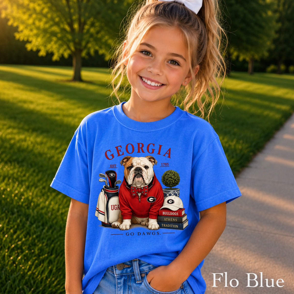 Red & Black Traditions Youth Comfort Color T-Shirt