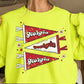 Red & Black Pennant Flag Crewneck Sweatshirt