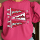 Red & Black Pennant Flag Crewneck Sweatshirt