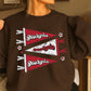 Red & Black Pennant Flag Crewneck Sweatshirt