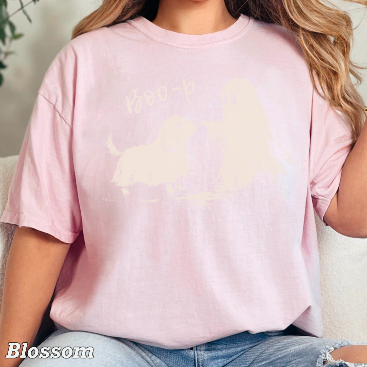 Boo-P Halloween Comfort Color Graphic Tee