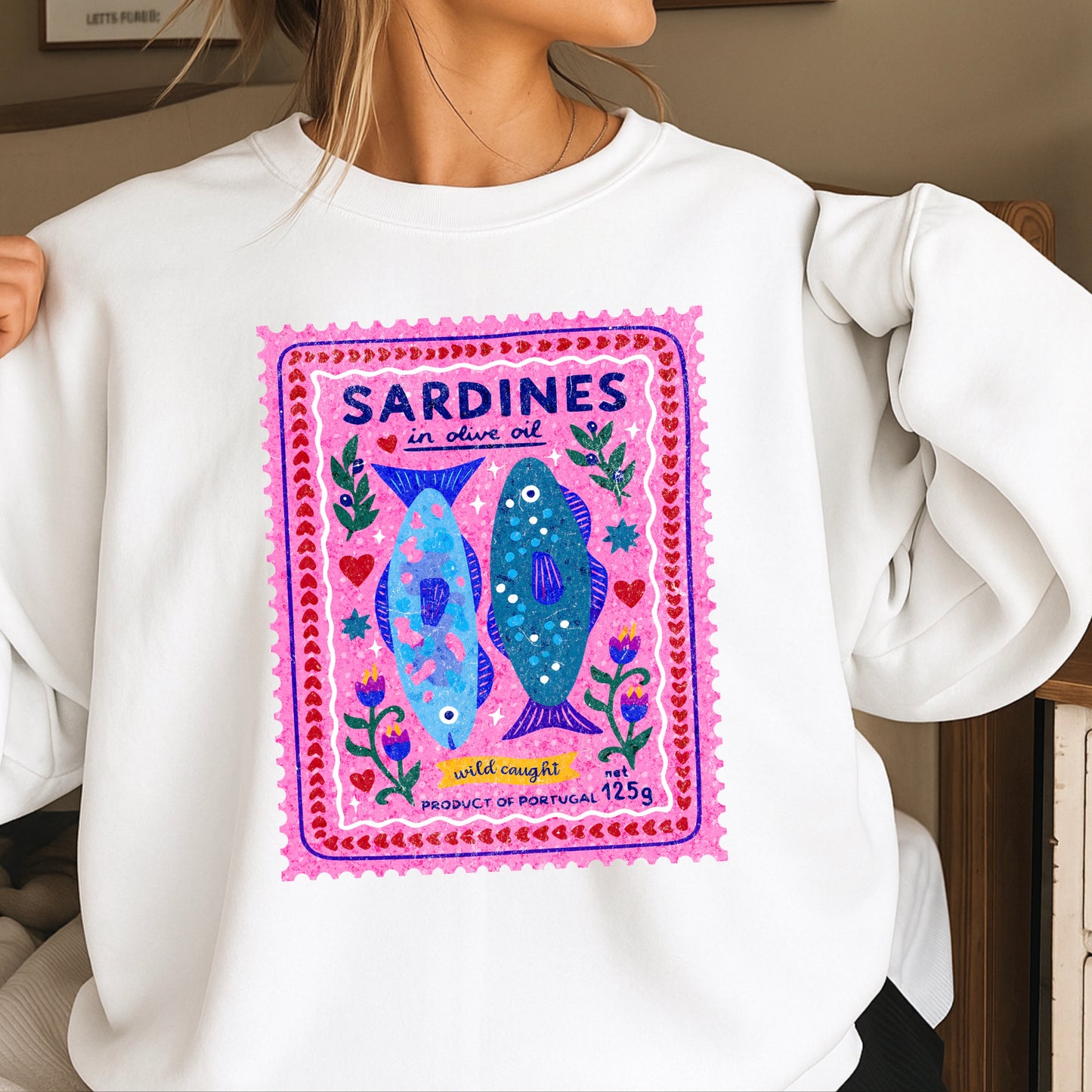 Sardines Crewneck Sweatshirt
