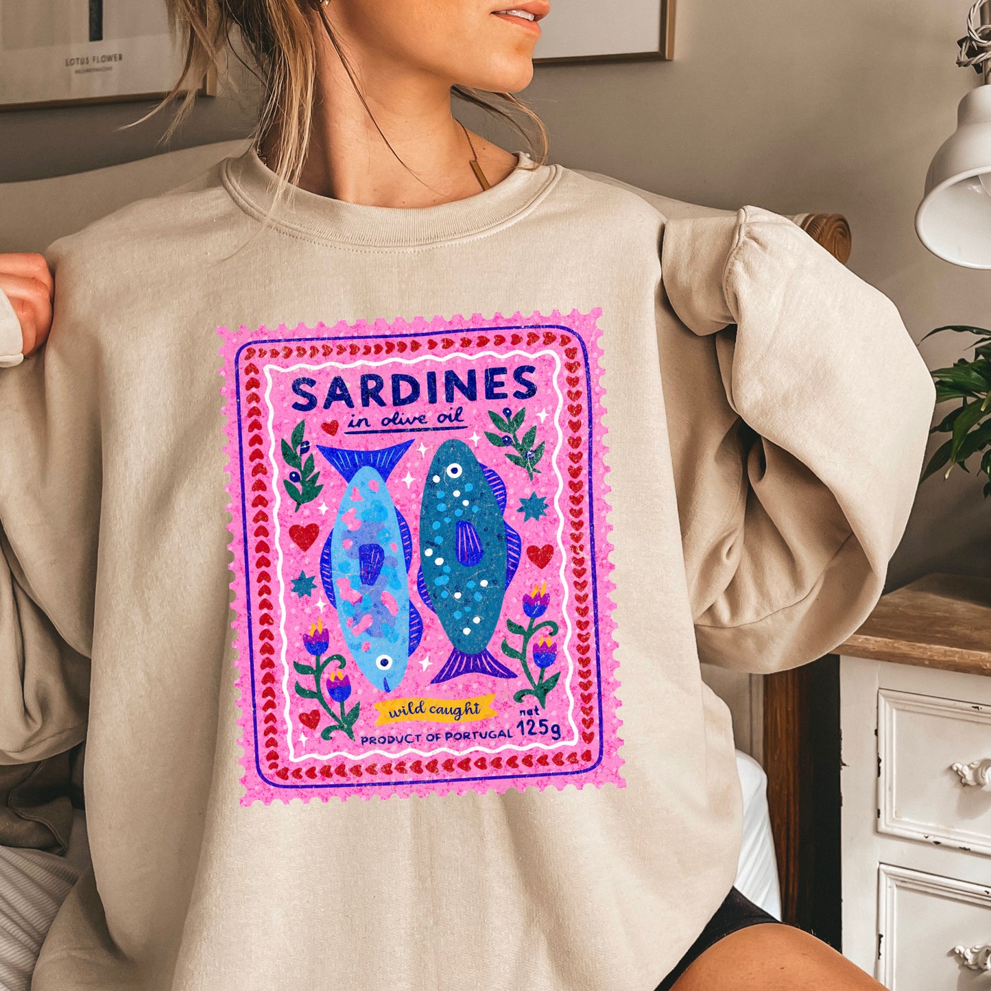 Sardines Crewneck Sweatshirt