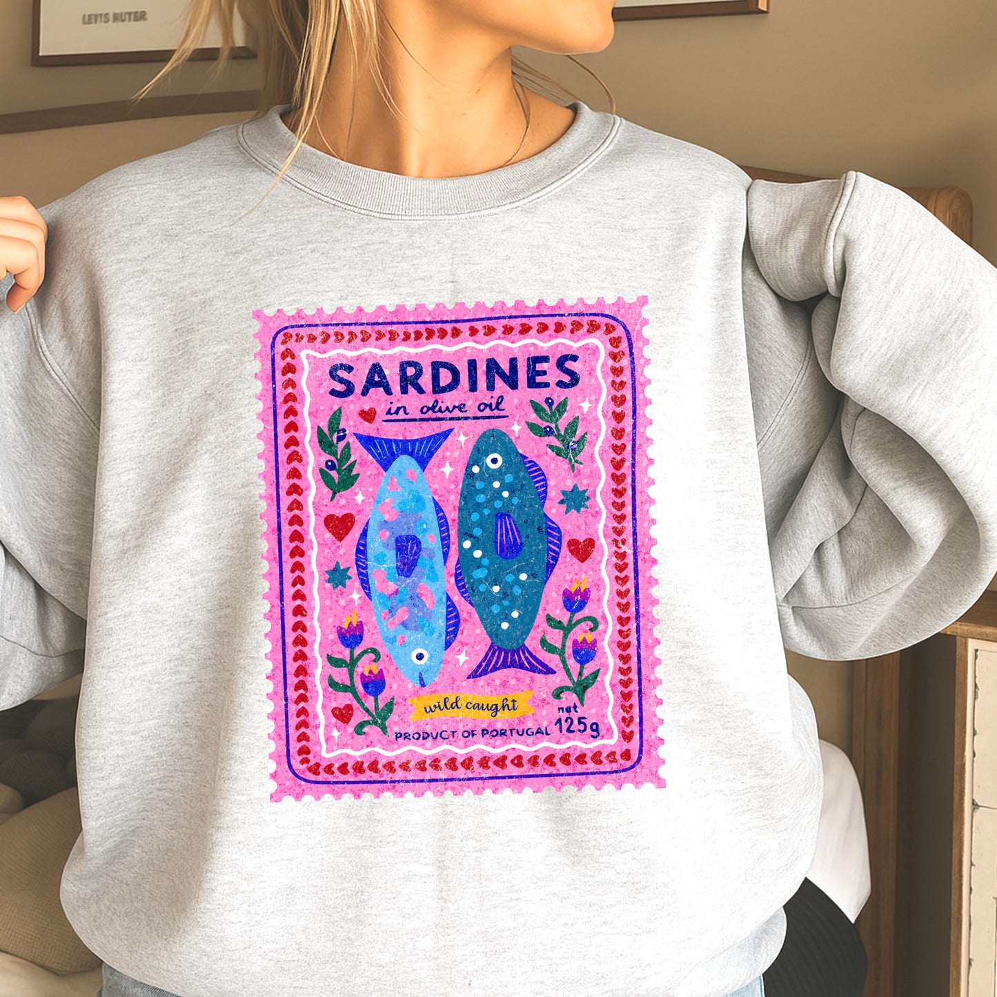 Sardines Crewneck Sweatshirt