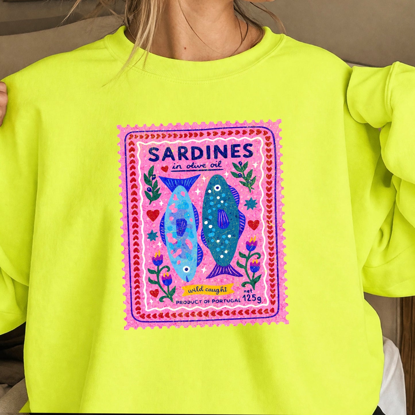 Sardines Crewneck Sweatshirt