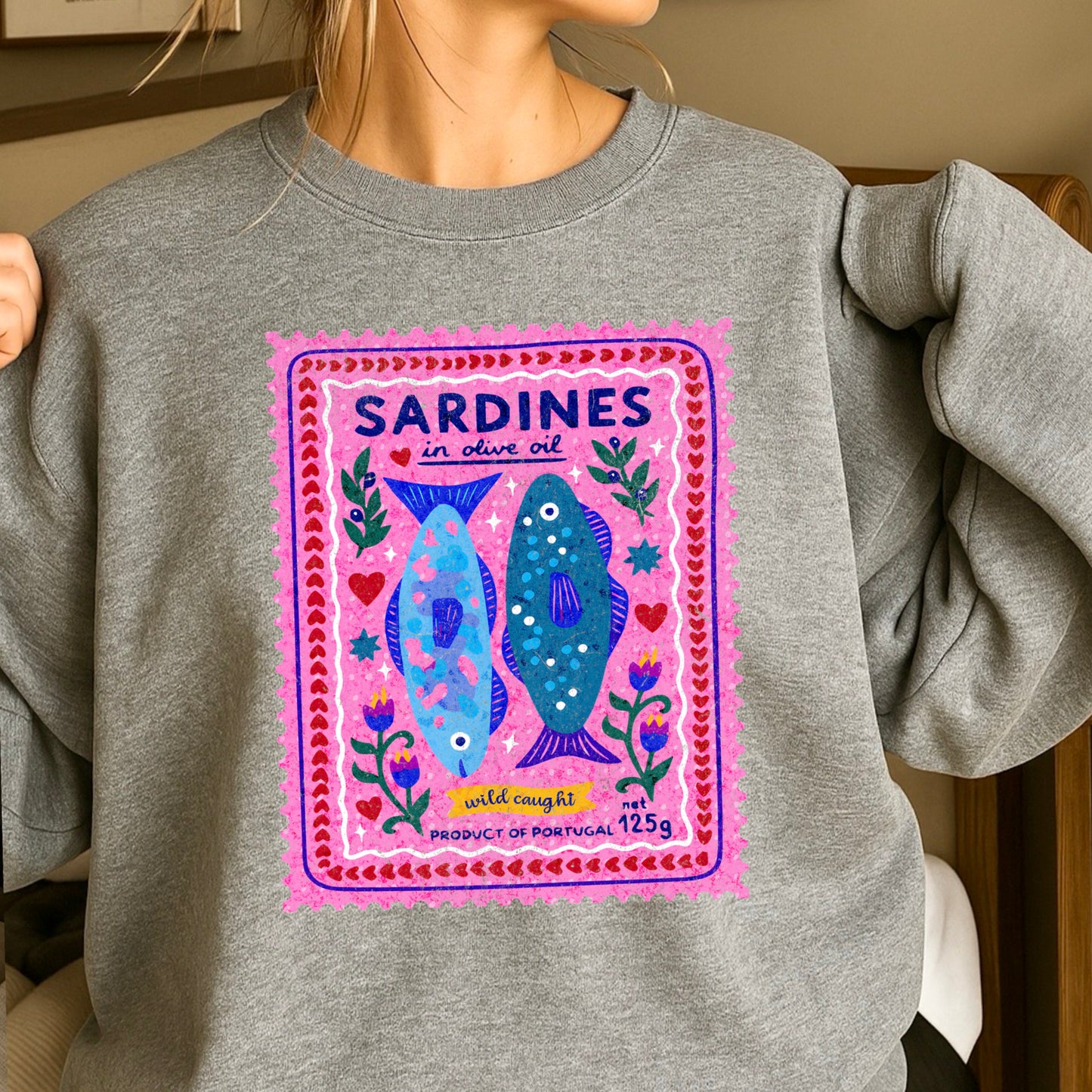 Sardines Crewneck Sweatshirt