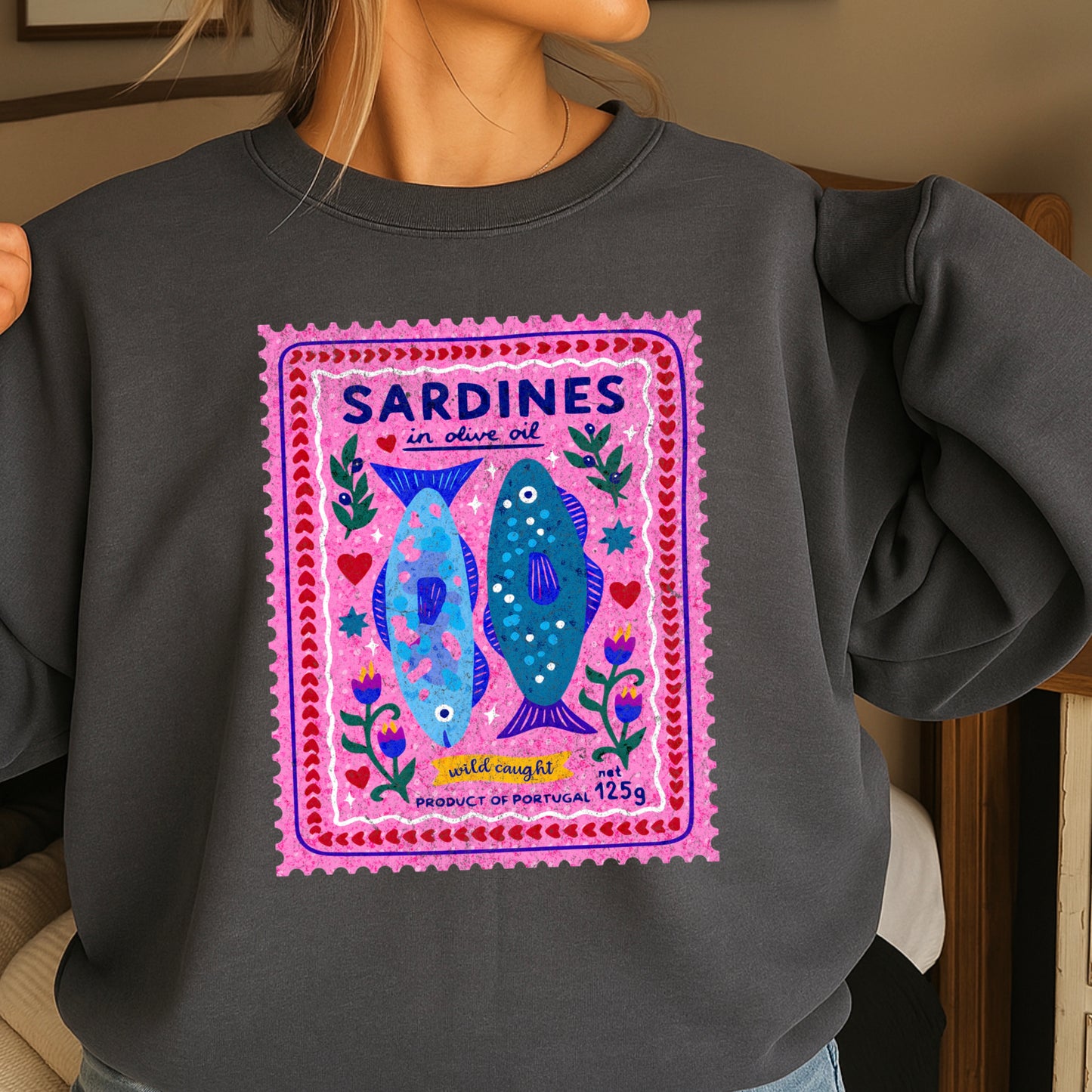 Sardines Crewneck Sweatshirt