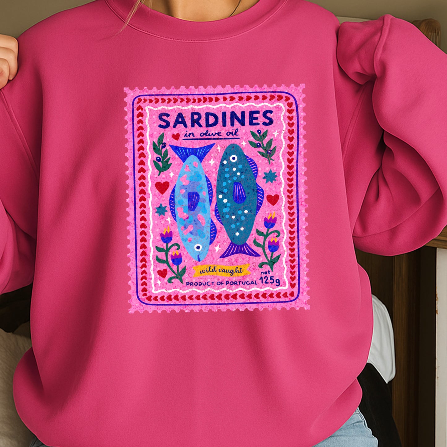 Sardines Crewneck Sweatshirt