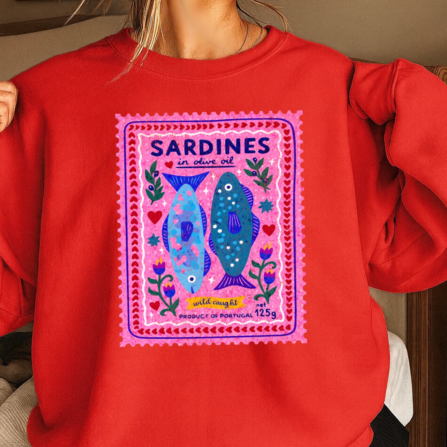 Sardines Crewneck Sweatshirt