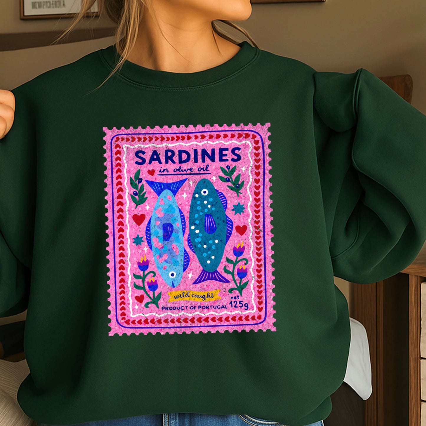 Sardines Crewneck Sweatshirt