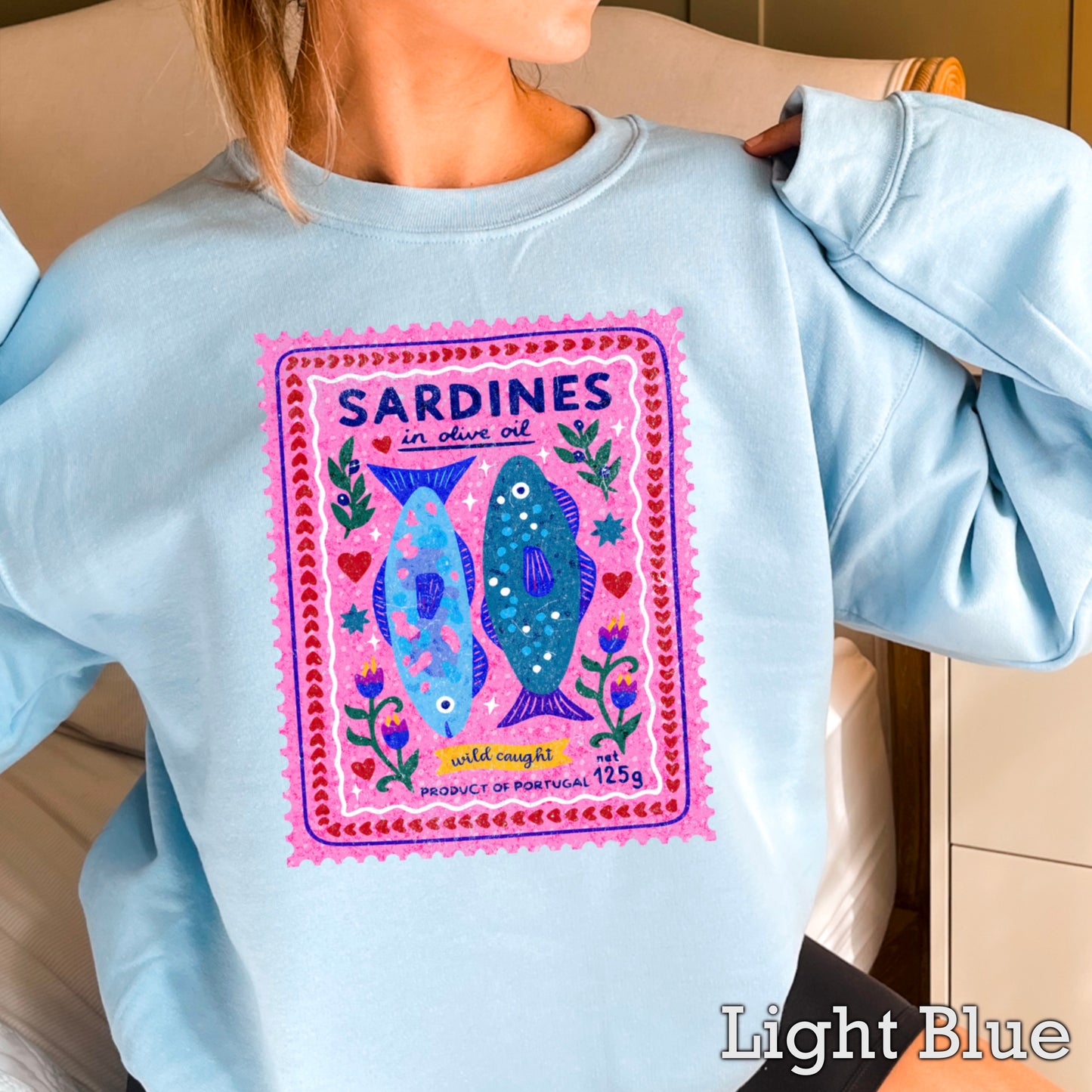 Sardines Crewneck Sweatshirt