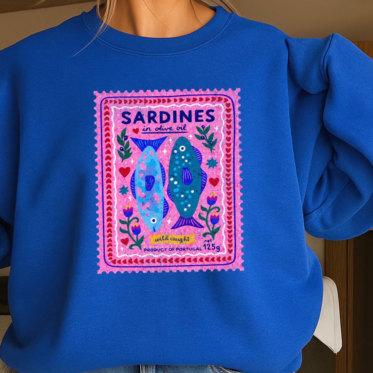 Sardines Crewneck Sweatshirt