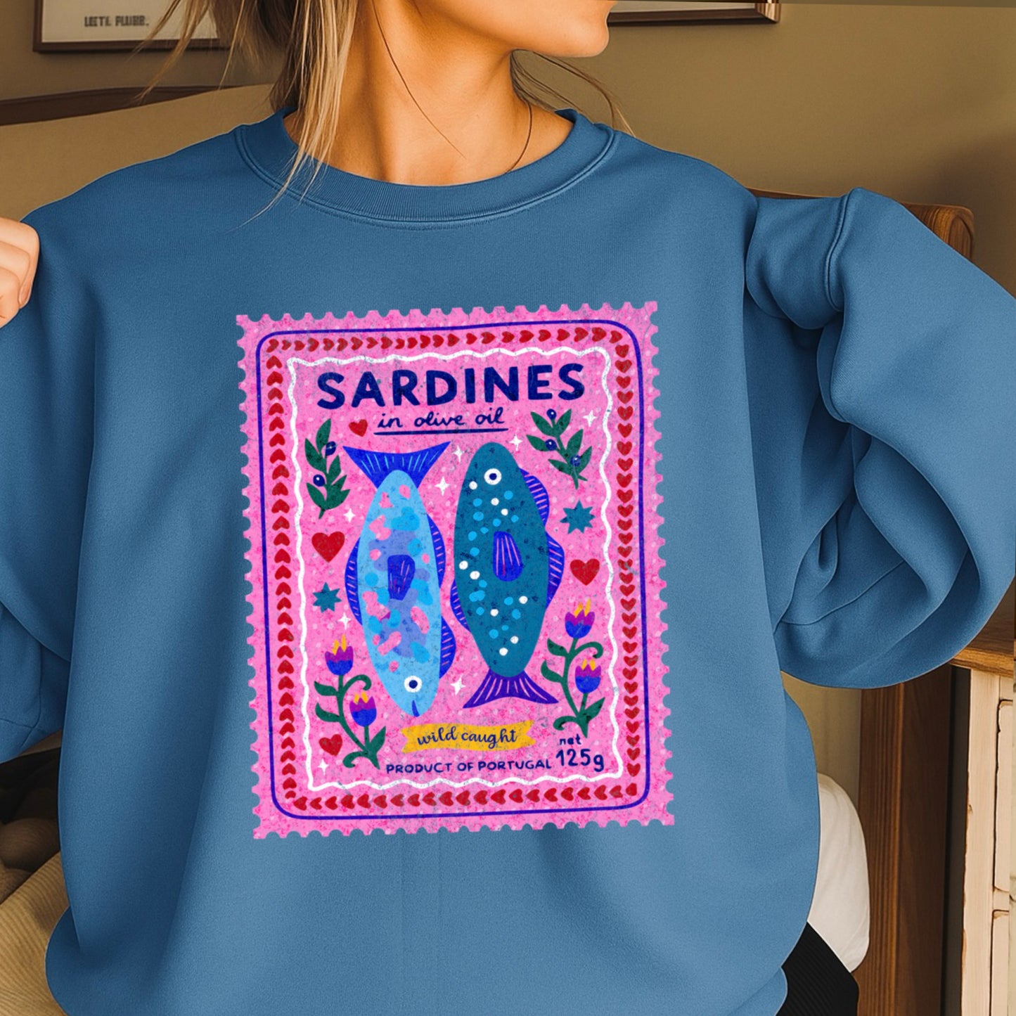 Sardines Crewneck Sweatshirt