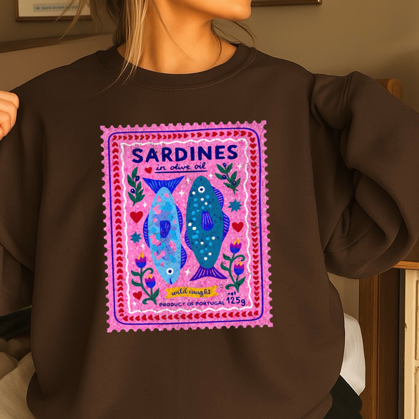 Sardines Crewneck Sweatshirt