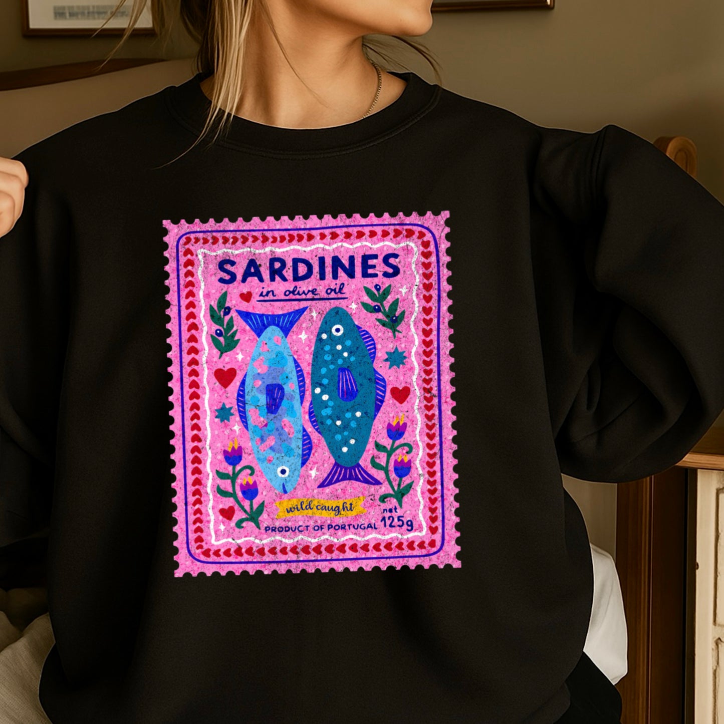 Sardines Crewneck Sweatshirt