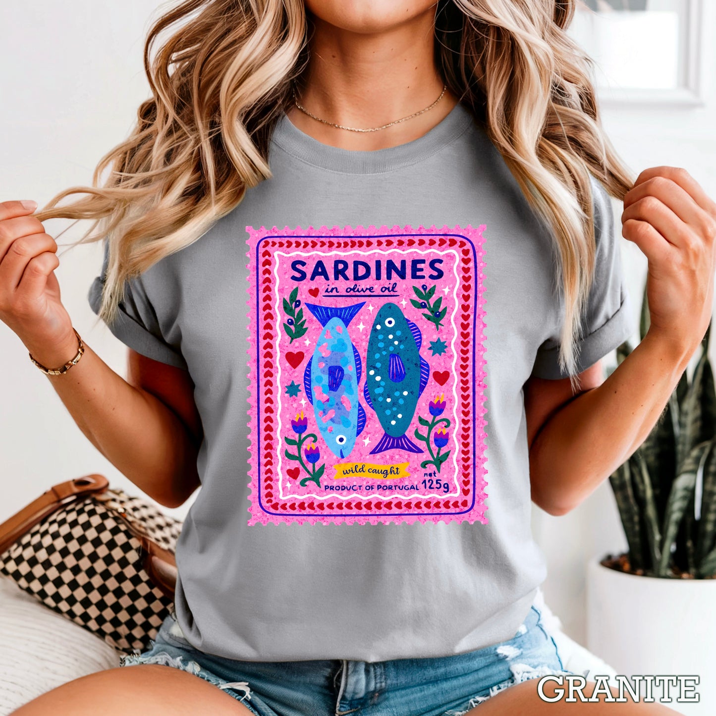 Sardines Comfort Color Graphic Tee