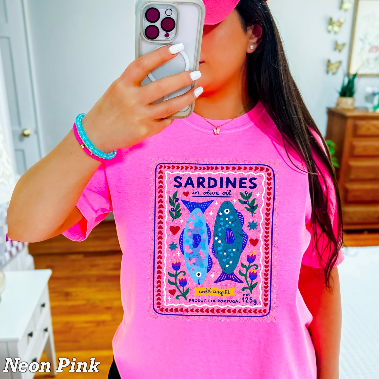 Sardines Comfort Color Graphic Tee