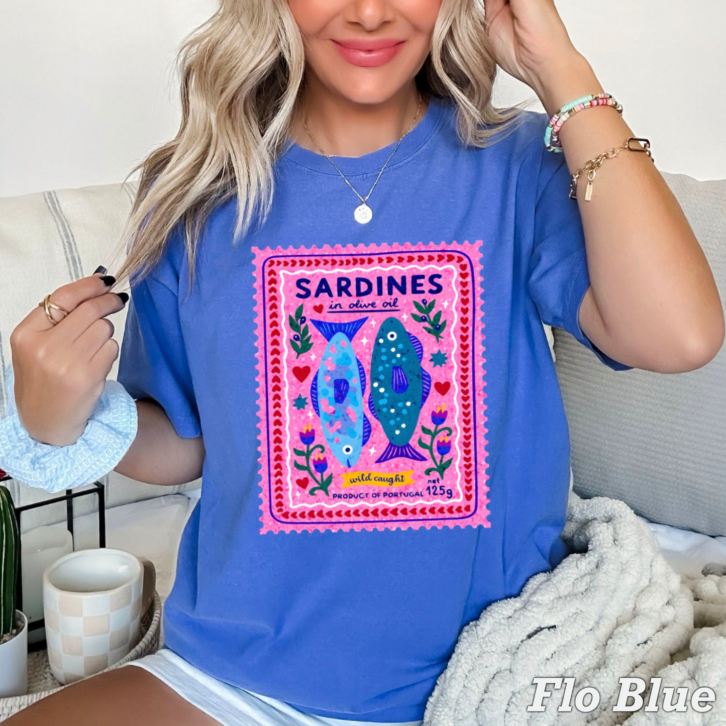 Sardines Comfort Color Graphic Tee