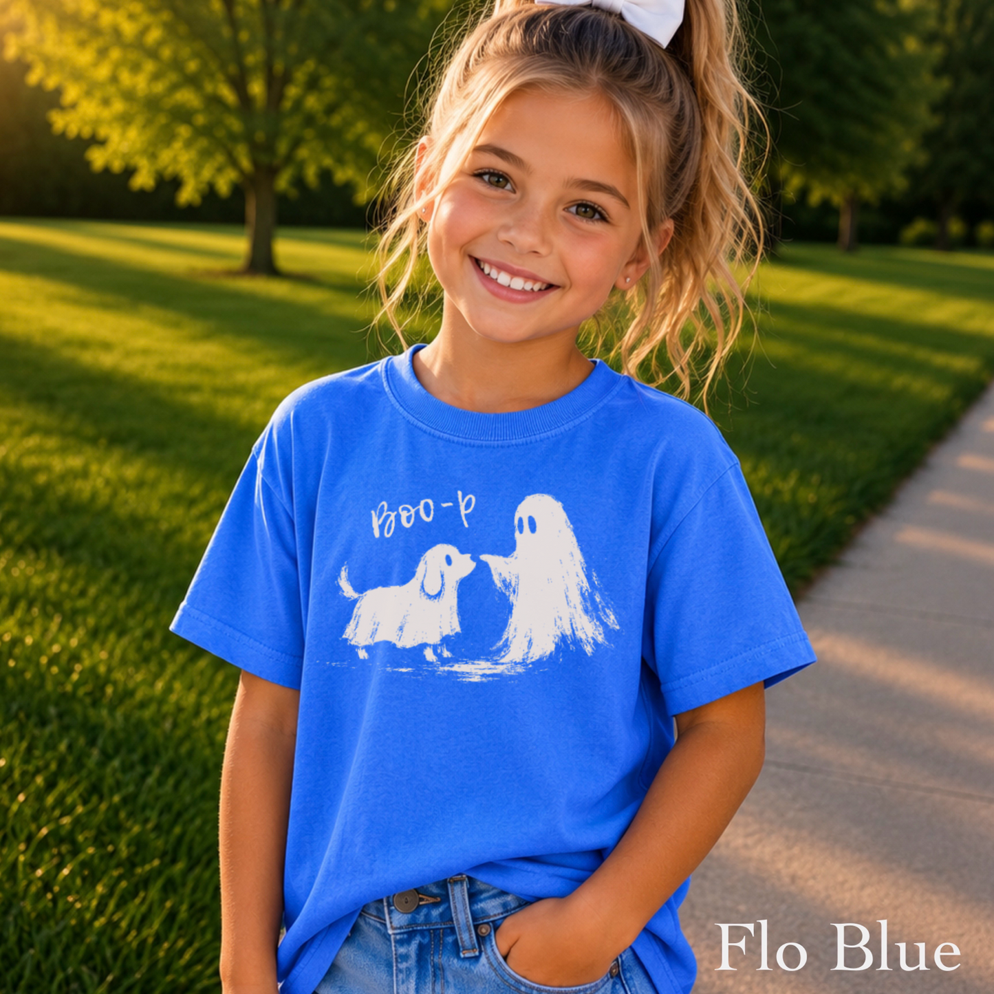Boo-P Halloween Youth Comfort Color T-Shirt