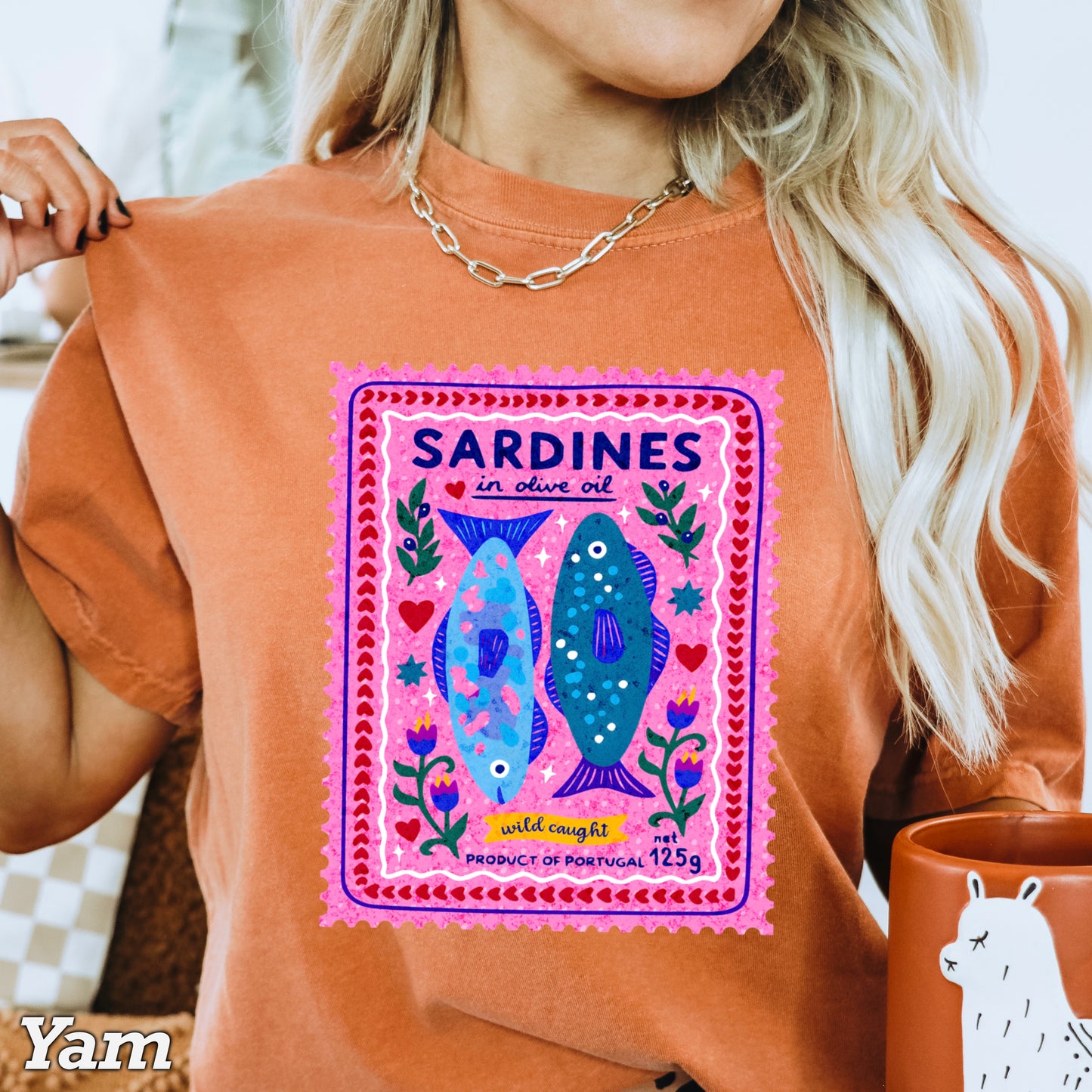 Sardines Comfort Color Graphic Tee