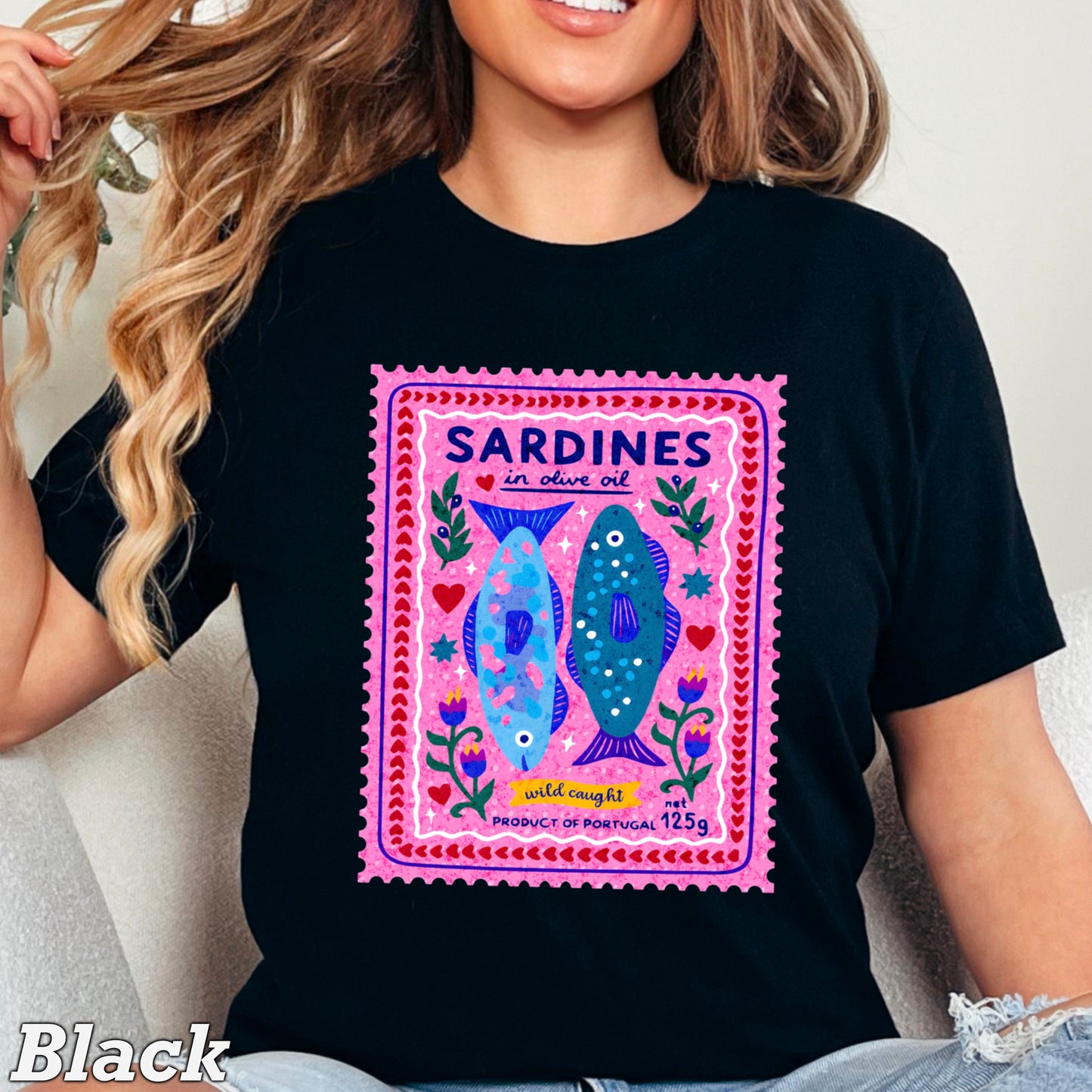 Sardines Comfort Color Graphic Tee