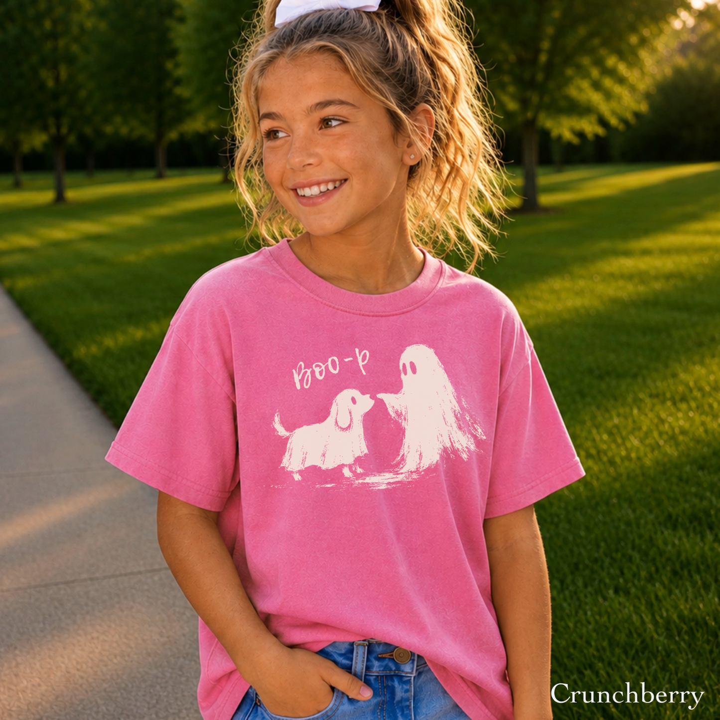 Boo-P Halloween Youth Comfort Color T-Shirt