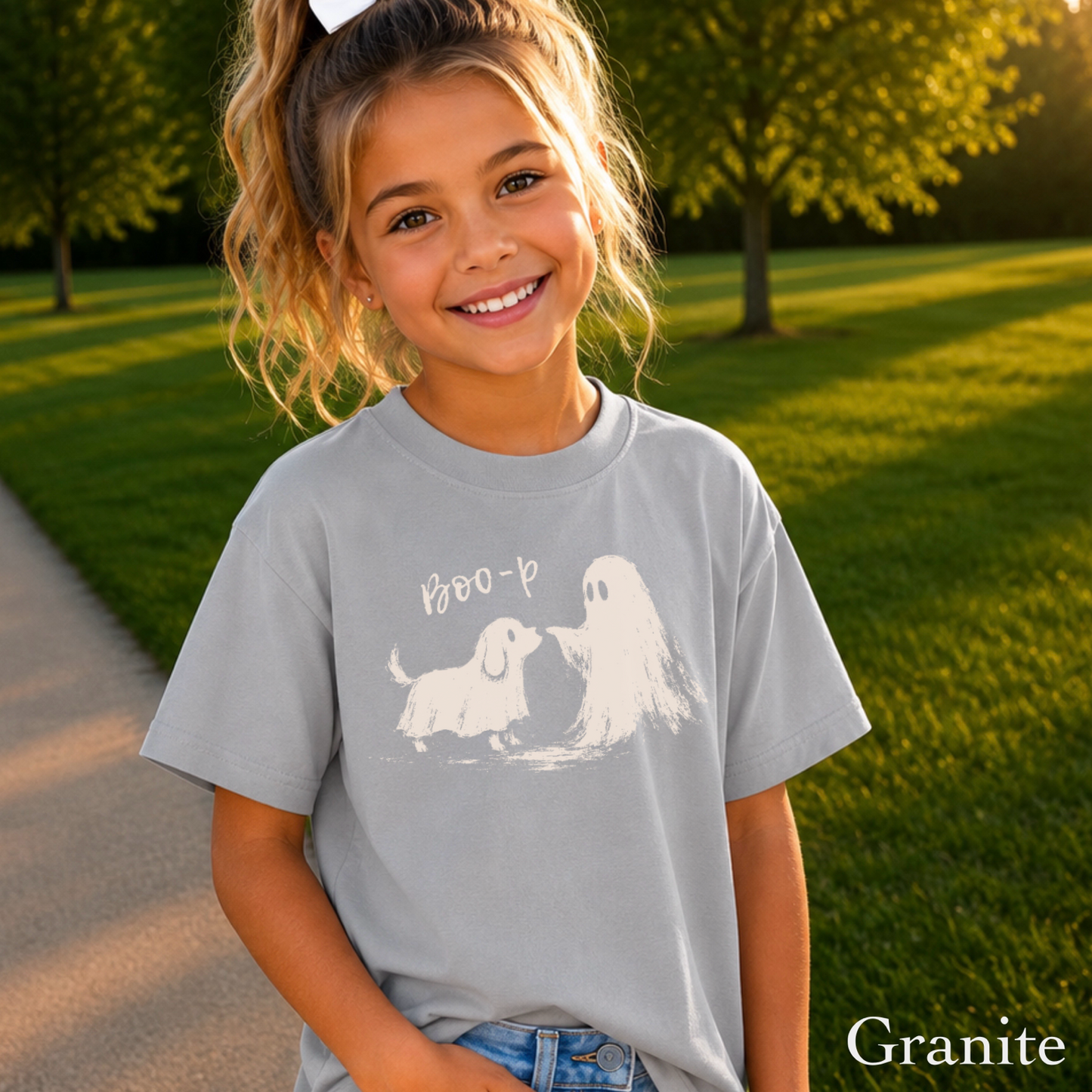Boo-P Halloween Youth Comfort Color T-Shirt