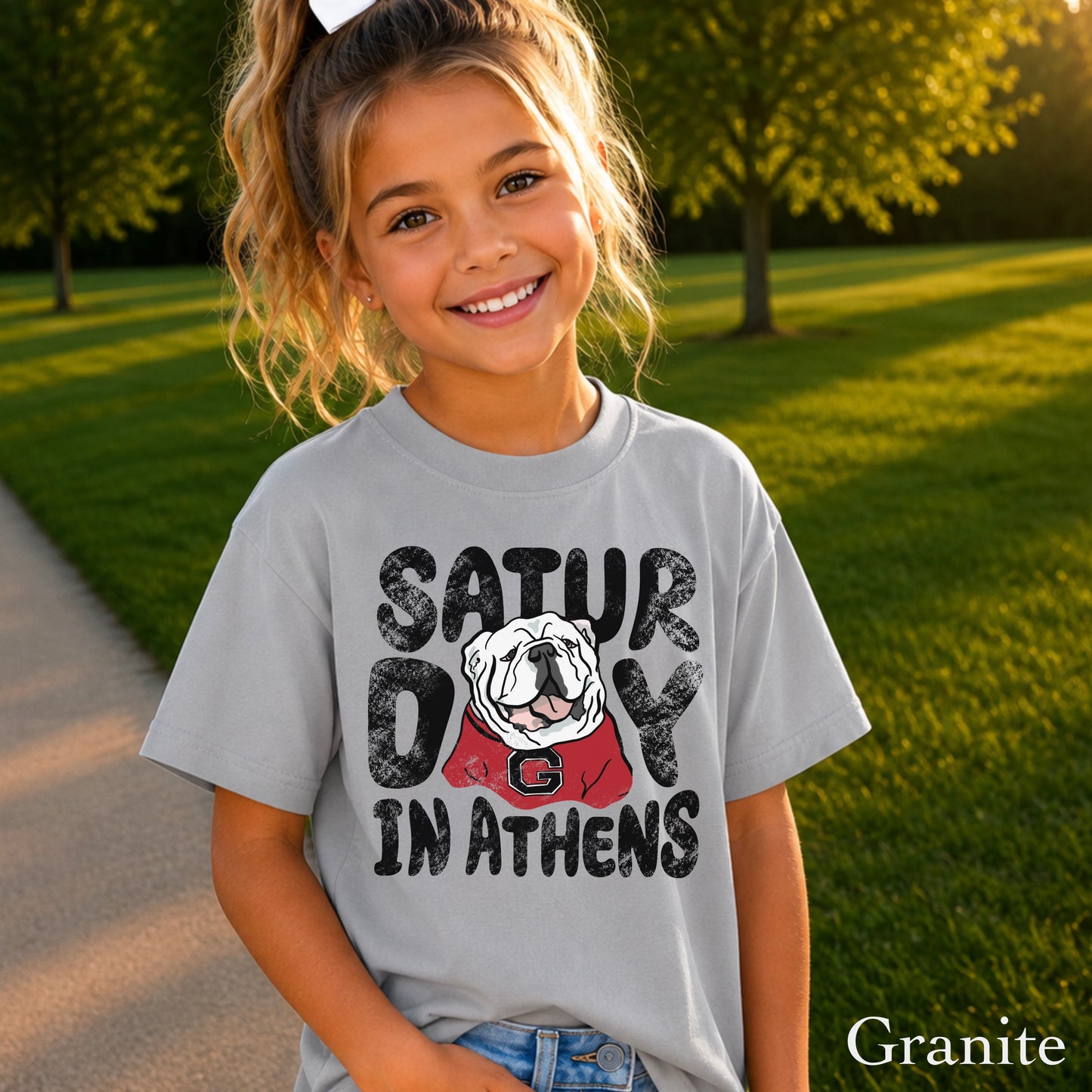 Saturday Red & Black Youth Comfort Color T-Shirt
