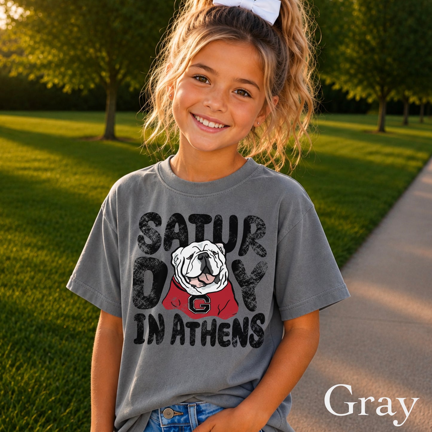 Saturday Red & Black Youth Comfort Color T-Shirt