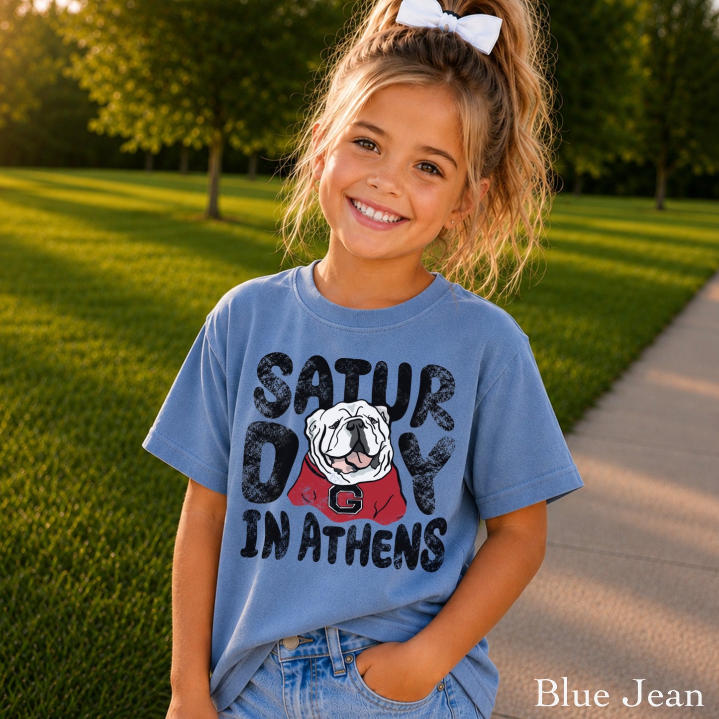 Saturday Red & Black Youth Comfort Color T-Shirt