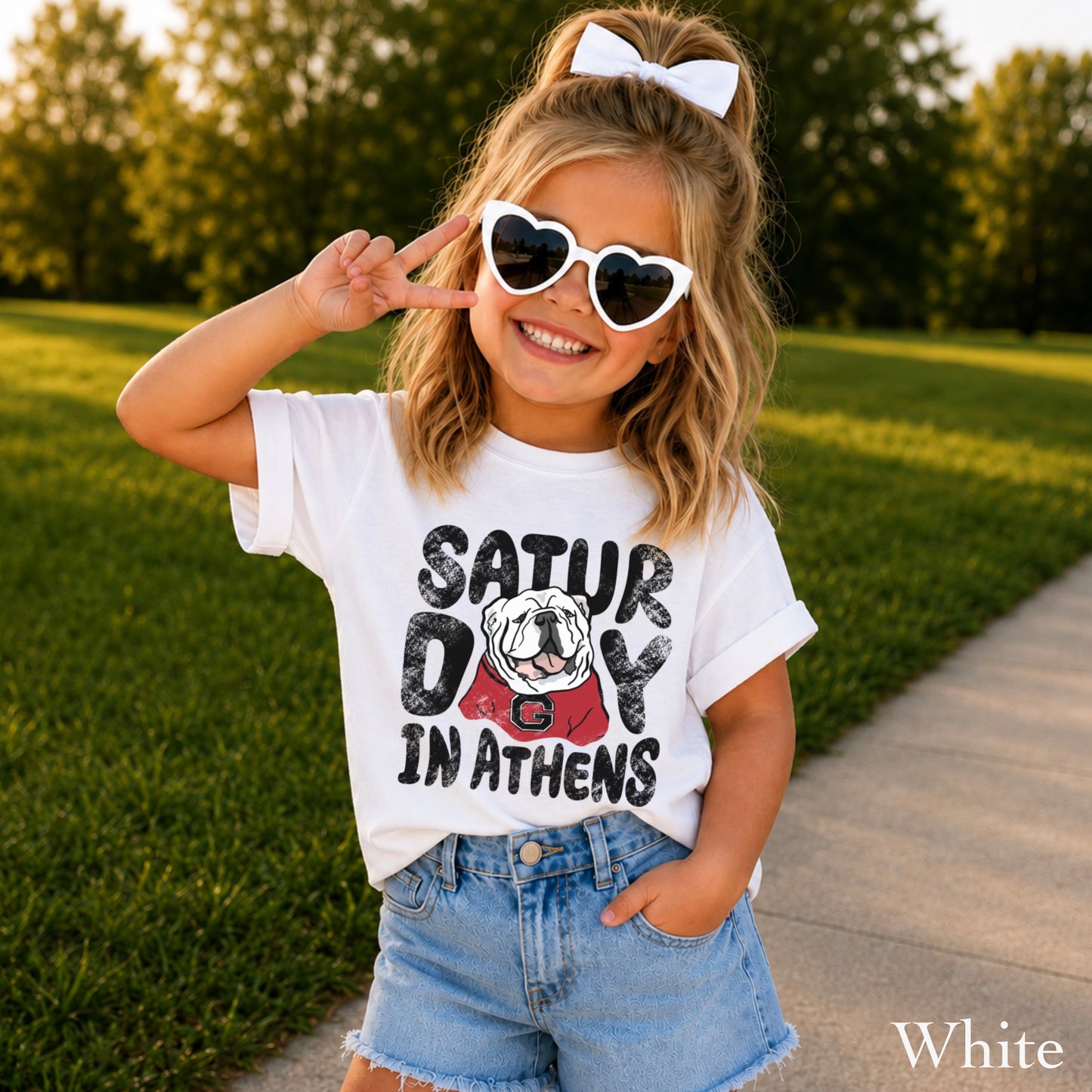 Saturday Red & Black Youth Comfort Color T-Shirt