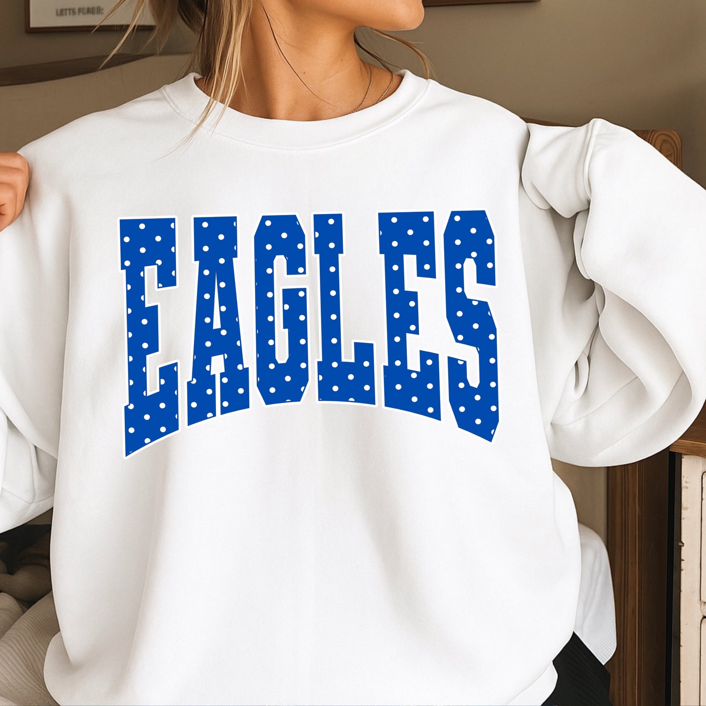 Eagles Polka Dot Crewneck Sweatshirt