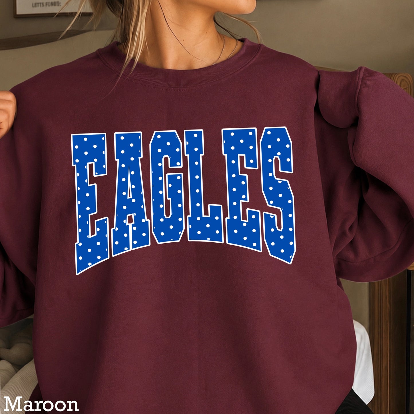 Eagles Polka Dot Crewneck Sweatshirt