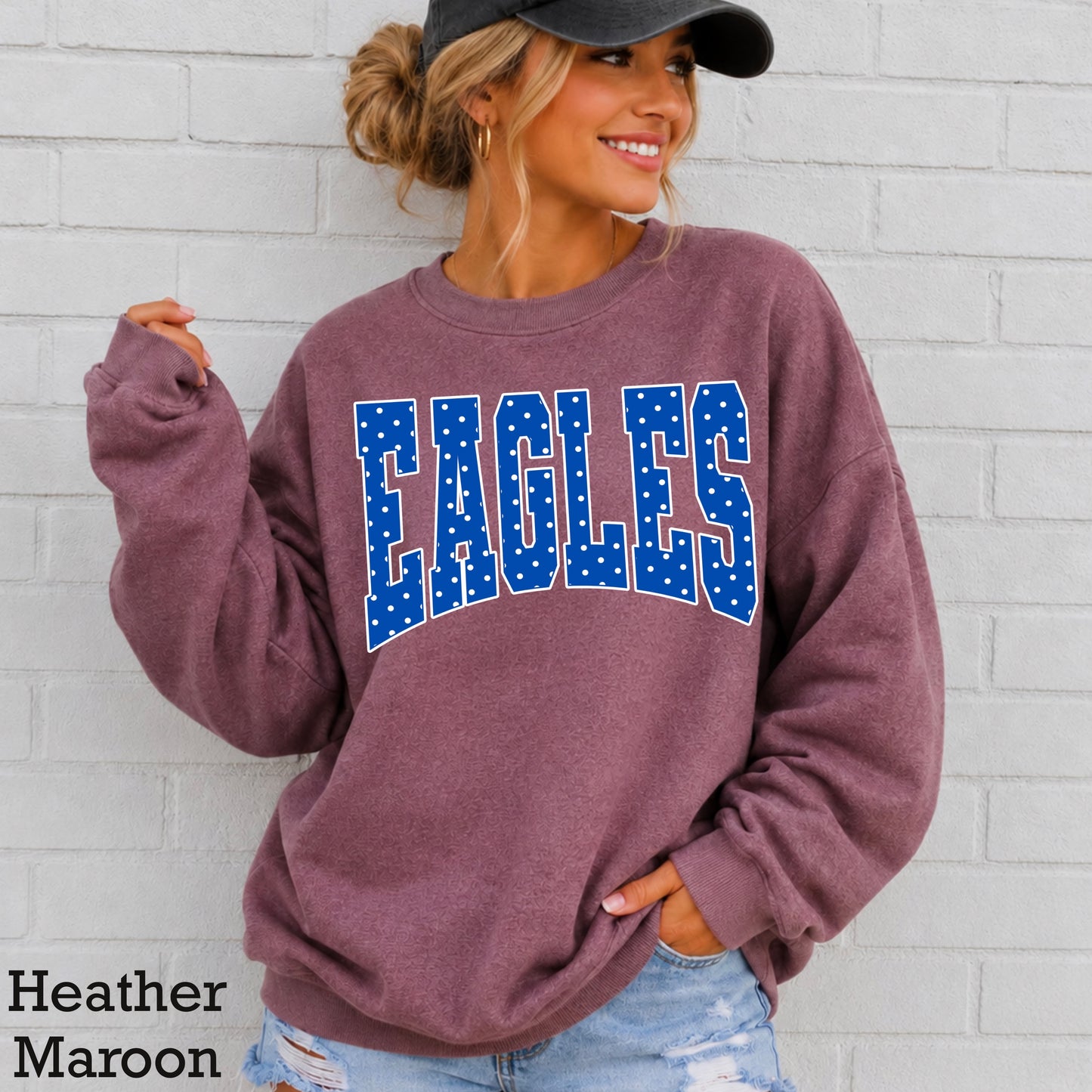 Eagles Polka Dot Crewneck Sweatshirt