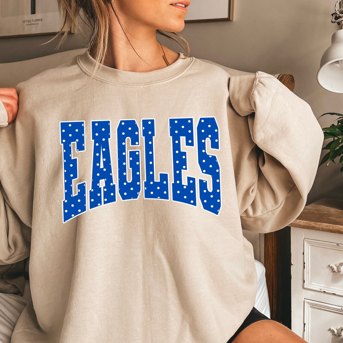 Eagles Polka Dot Crewneck Sweatshirt