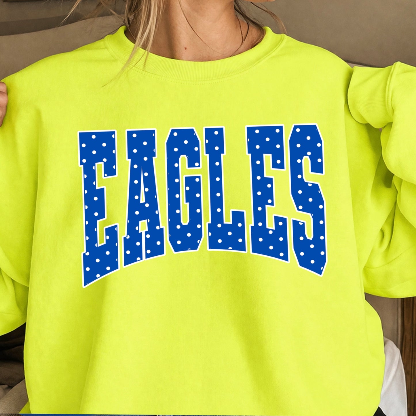 Eagles Polka Dot Crewneck Sweatshirt