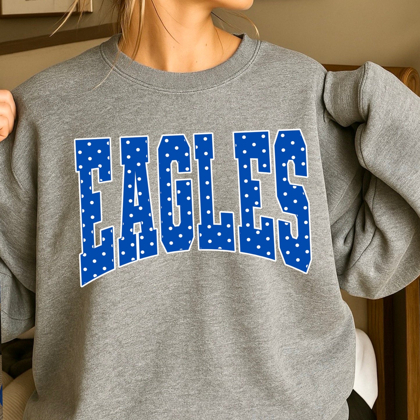 Eagles Polka Dot Crewneck Sweatshirt